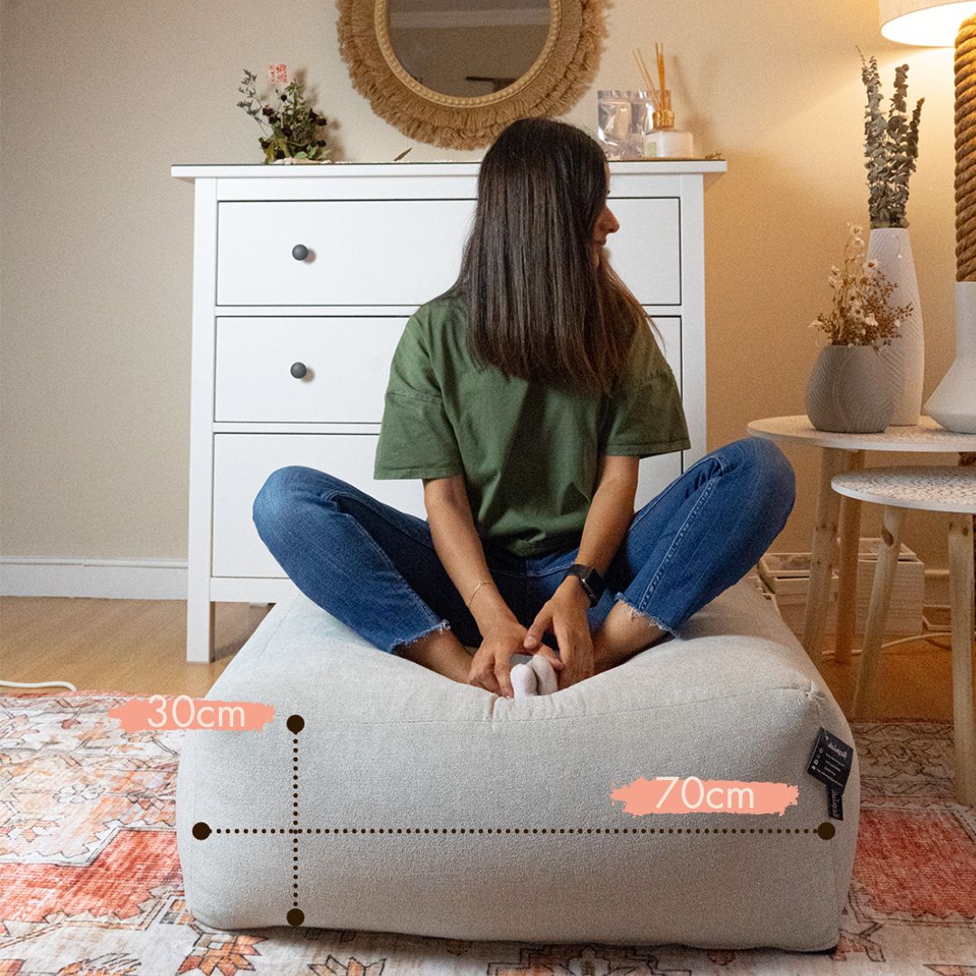 Cotton Square Bean Bag 20263