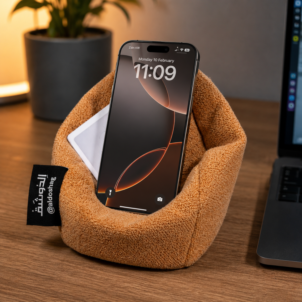 Phone Cushion - Orange