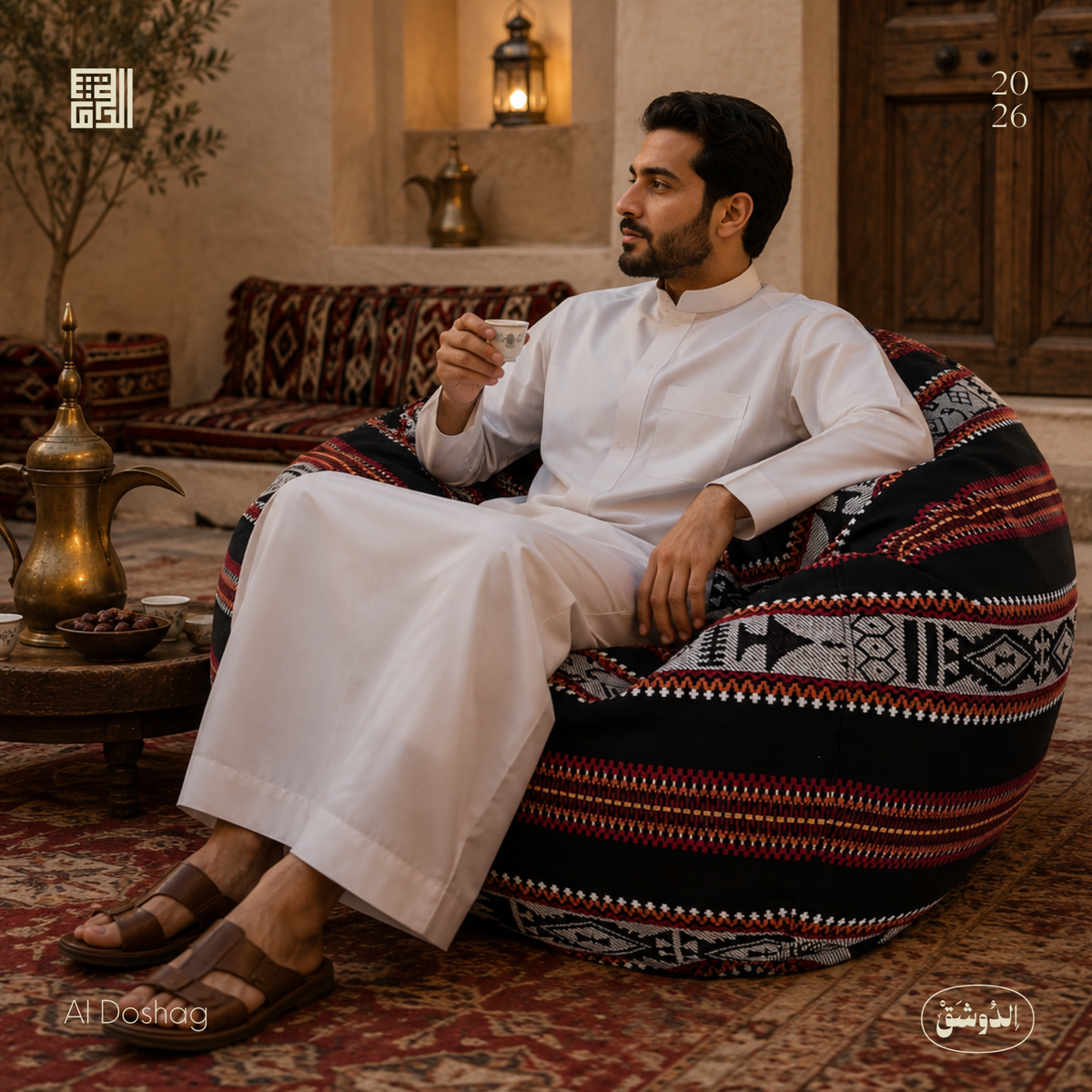 Sadu Circle Bean Bag