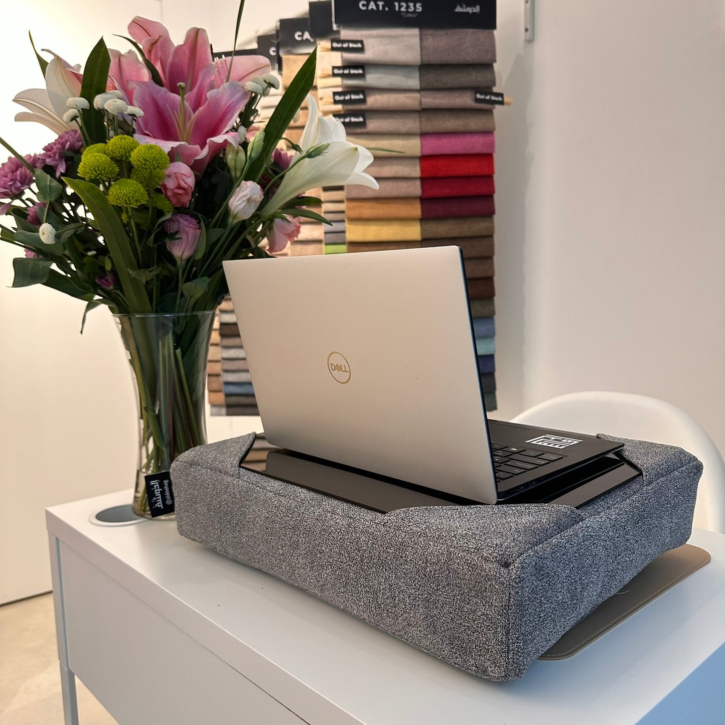 Laptop Cushion - Light Grey - 12-1235
