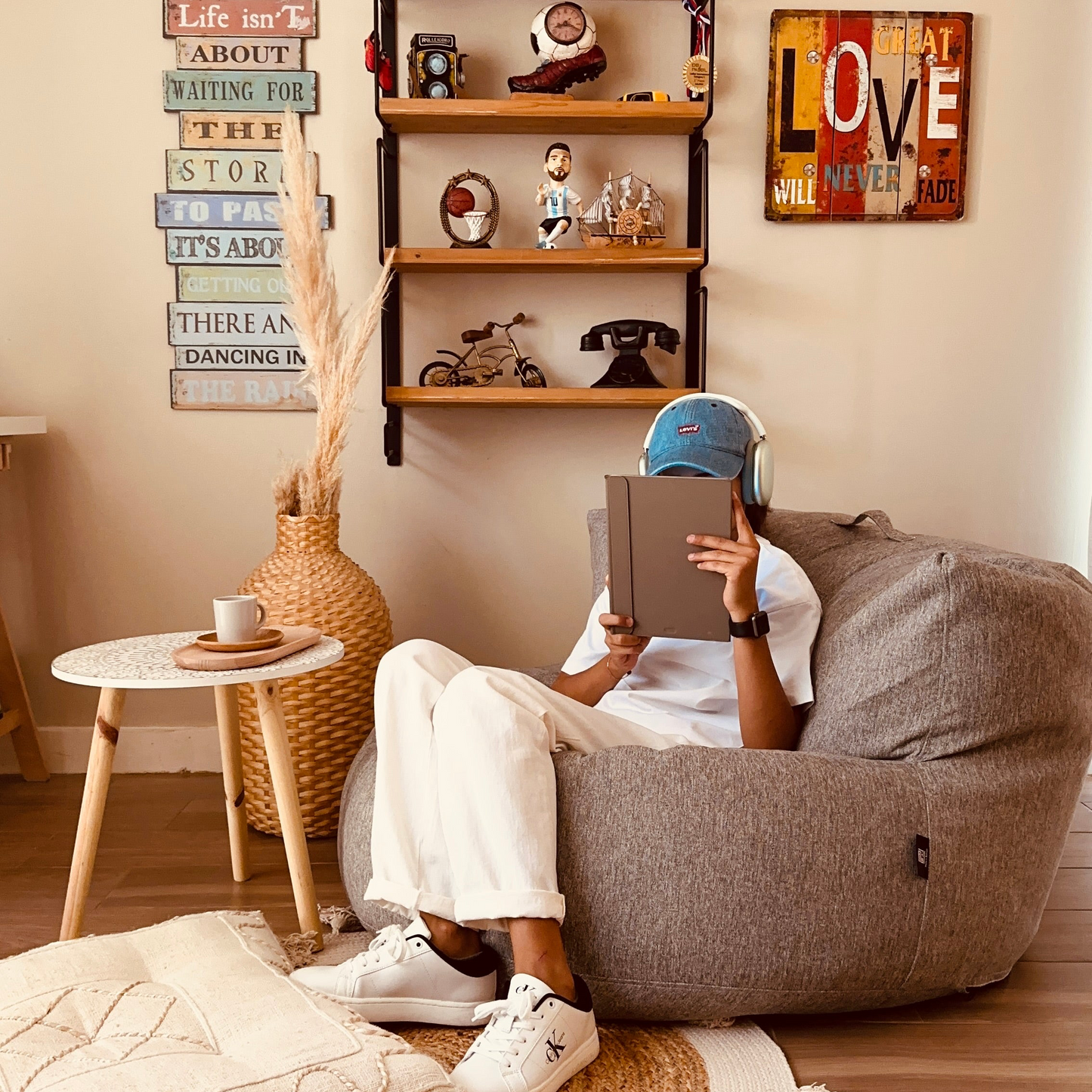 Cotton Round Chair Bean Bag 20241